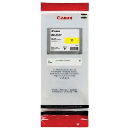 Картридж струйный CANON (PFI-320Y) для imagePROGRAF TM-200/205/300/305, желтый, 300 мл, оригинальный, 2893C001