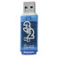 Флеш-диск 32 GB, SMARTBUY Glossy, USB 2.0, синий, SB32GBGS-B