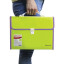 Папка-портфель пластиковая BRAUBERG "JOY", А4 (330х245х35 мм), 13 отделений, с окантовкой, салатовая, 227974