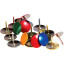 Кнопки канцелярские ОФИСМАГ, металлические, цветные, 10 мм, 50 шт., в картонной коробке, 226769
