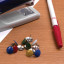 Кнопки канцелярские ОФИСМАГ, металлические, цветные, 10 мм, 50 шт., в картонной коробке, 226769