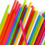 Трубочки для коктейлей прямые, пластиковые, 8 х 240 мм, цветные, КОМПЛЕКТ 250 штук, LAIMA, 608357