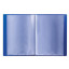 Папка 20 вкладышей BRAUBERG стандарт, синяя, 0,6 мм, 221595