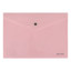 Папка-конверт с кнопкой BRAUBERG "Pastel", А4, до 100 листов, непрозрачная, персиковая, 0,18 мм, 270476