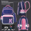 Рюкзак ЮНЛАНДИЯ COMPLETE, с пеналом в комплекте, эрго-спинка, "Pink bow", 42х29х14 см, 229972