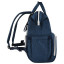 Рюкзак для мамы BRAUBERG MOMMY с ковриком, крепления на коляску, термокарманы, синий, 40x26x17 см, 270820