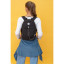 Рюкзак GRIZZLY школьный, укрепленная спинка, отделение для ноутбука до 13", для девочек, "BLACK", 37,5х24х12 см, RXL-327-2/1