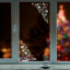 Украшение для окон и стекла ЗОЛОТАЯ СКАЗКА "Новогодняя композиция 2", 30х38 см, ПВХ, 591248