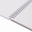 Скетчбук, белая бумага 100 г/м2, 205х290 мм, 50 л., гребень, жёсткая подложка, BRAUBERG ART DEBUT, 110983