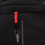 Рюкзак GRIZZLY школьный, анатомическая спинка, 2 отделения, черный с красными деталями, 42х29х18 см, RU-134-11/1