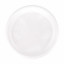 Одноразовые тарелки плоские, КОМПЛЕКТ 100 шт., пластик, d=220 мм, БЮДЖЕТ, белые, ПС, холодное/горячее, LAIMA, 600943