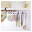 Держатель для полотенец и кухонной утвари 6 крючков подвесной для шкафов и полок LAIMA HOME, 608002
