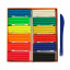 Пластилин классический ГАММА "Оранжевое солнце", 12 цветов, 6 классических + 6 флуоресцентных, 168 г, стек, 130520204