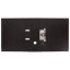 Папка-регистратор BRAUBERG "EXTRA", 75 мм, черная, двустороннее покрытие пластик, металлический уголок, 228570