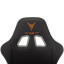 Кресло компьютерное Knight ARMOR, 2 подушки, экокожа премиум, черное, 1628888