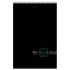 Блокнот БОЛЬШОЙ ФОРМАТ (198х297 мм) А4, 80 л., гребень, жесткая подложка, клетка, BRAUBERG, "Dark", 114355