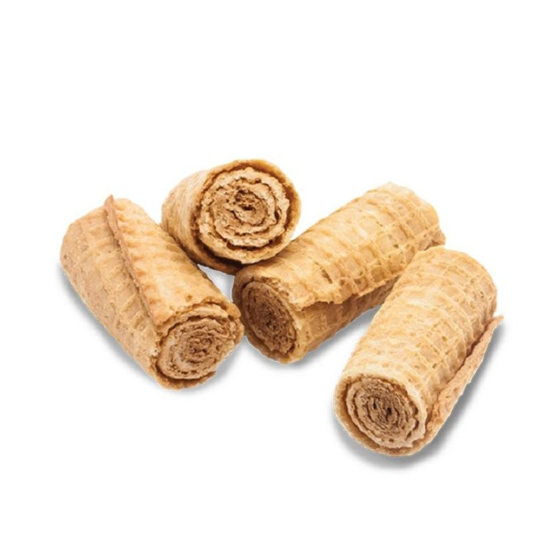 Вафли Вафельные рулетики Семейка ОЗБИ классические TV, 3кг/уп