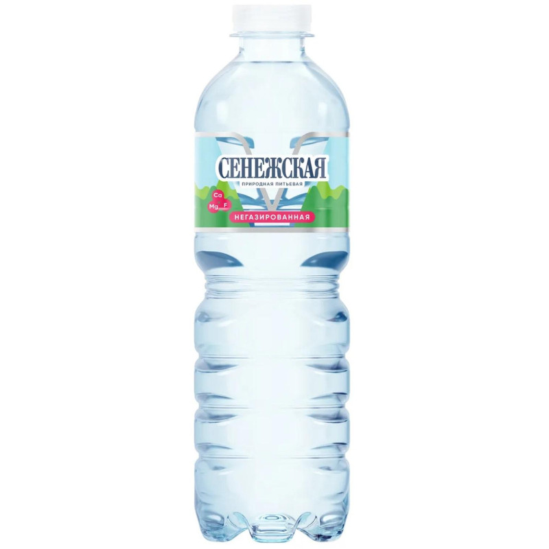 Вода питьевая природная Сенежская негазированная 0,5 л (U)