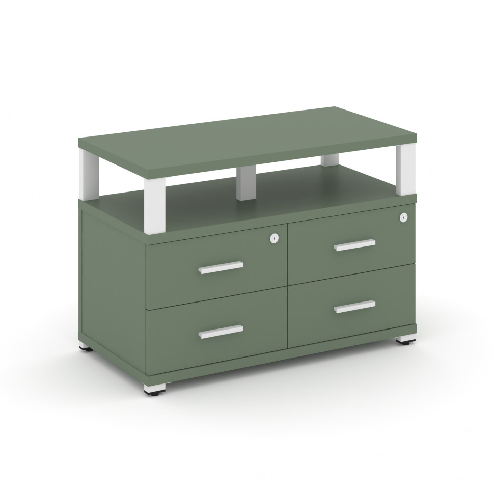 Concept Тумба приставная широкая 4 ящ. с надставкой широкой CN.TSP-003 W Кобо/Металл Белый 836*420*5 Concept Тумба приставная широкая 4 ящ. с надставкой широкой CN.TSP-003 W Кобо/Металл Белый 836*420*5