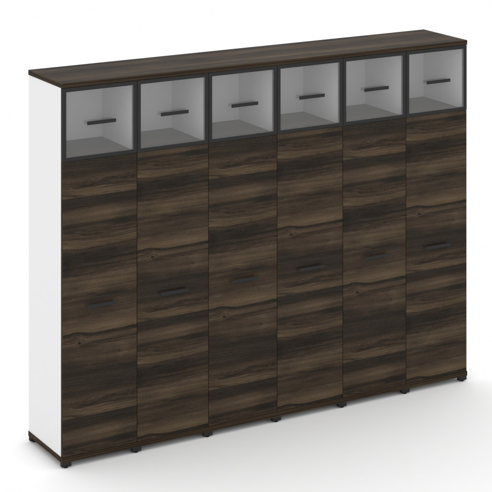 Concept Шкаф 6 узких секций, 5 ниш CN.STU-567 RPB B Дуб Мали/Белый Бриллиант/Металл Черный/Прозрачны Concept Шкаф 6 узких секций, 5 ниш CN.STU-567 RPB B Дуб Мали/Белый Бриллиант/Металл Черный/Прозрачны