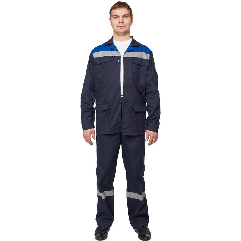 Костюм летний муж л05-КБР син/вас (р.56-58) 182-188 (Арсенал-СП)