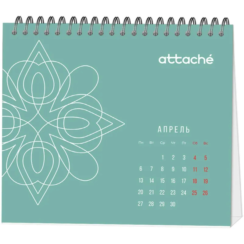 Календарь-домик настольный 2026 Attache, Орнамент, 120х110