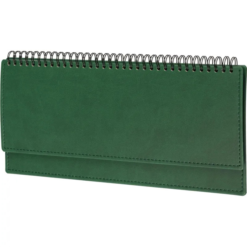 Планинг датированный 2026, зеленый 303х150 мм, 120 стр,АТТАСНЕ Вива