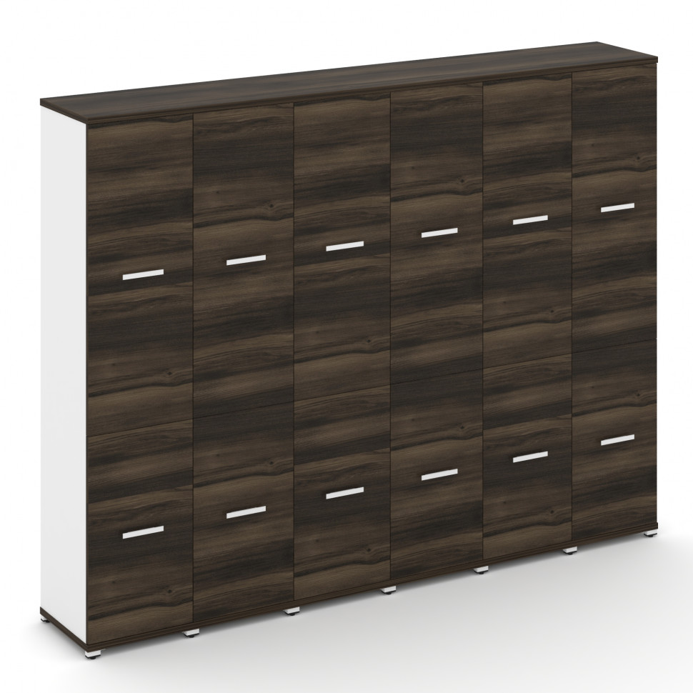 Concept Шкаф 6 узких секций, 5 ниш CN.STU-562 W Дуб Мали/Белый Бриллиант/Металл Белый 2500*420*1922 Concept Шкаф 6 узких секций, 5 ниш CN.STU-562 W Дуб Мали/Белый Бриллиант/Металл Белый 2500*420*1922