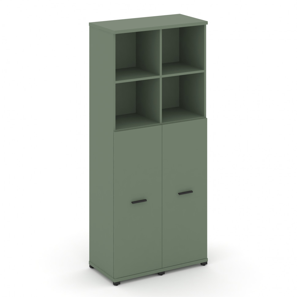 Concept Шкаф 2 узкие секции, 5 ниш CN.STU-524 B Кобо/Металл Черный 836*420*1922