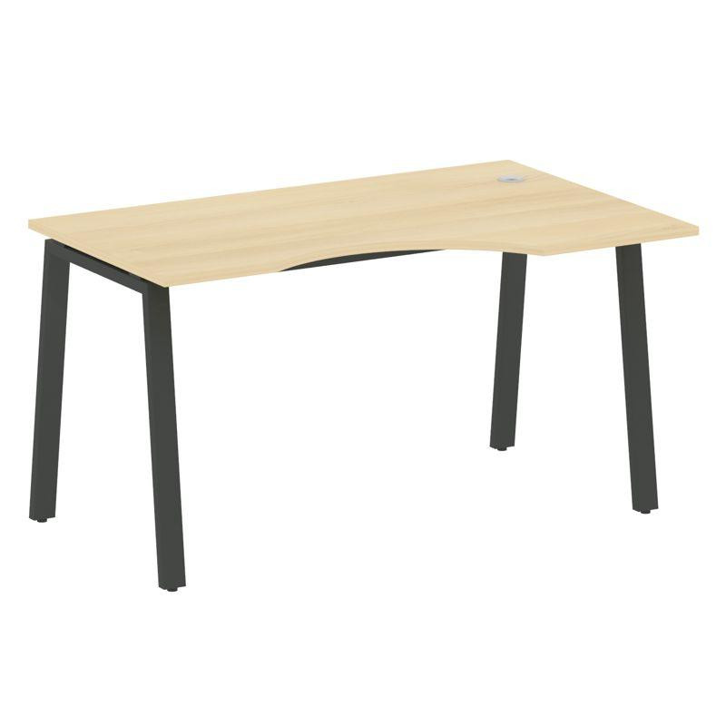 Metal System Стол криволинейный правый на А-образном м/к БА.СА-2 (R) Акация Лорка/Металл Антрацит 14 Metal System Стол криволинейный правый на А-образном м/к БА.СА-2 (R) Акация Лорка/Металл Антрацит 14