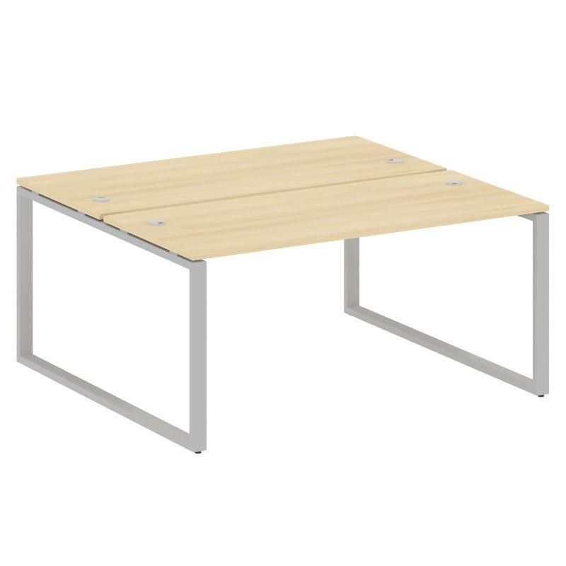 Metal System Рабочая станция на О-образном м/к БО.РАС-СП-2.4 Акация Лорка/Металл Серый 1600*1475*750