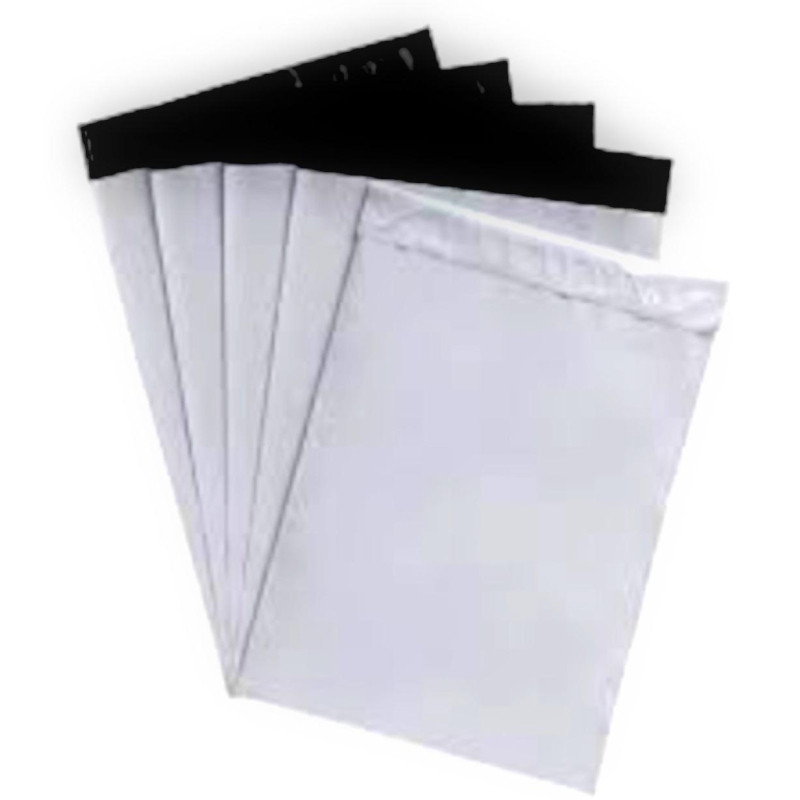 Курьер-пакет ПВД без печати, без КСД, размер 300x400+40, 45 мкм, 25 шт/уп