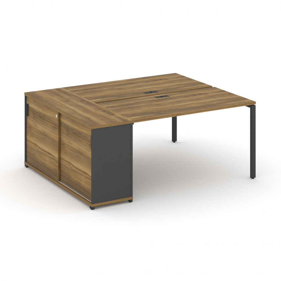 Concept Рабочая станция с опорным шкафом-купе CN.DRS-234 A Сандал Янтарный/Антрацит/Металл Антрацит Concept Рабочая станция с опорным шкафом-купе CN.DRS-234 A Сандал Янтарный/Антрацит/Металл Антрацит