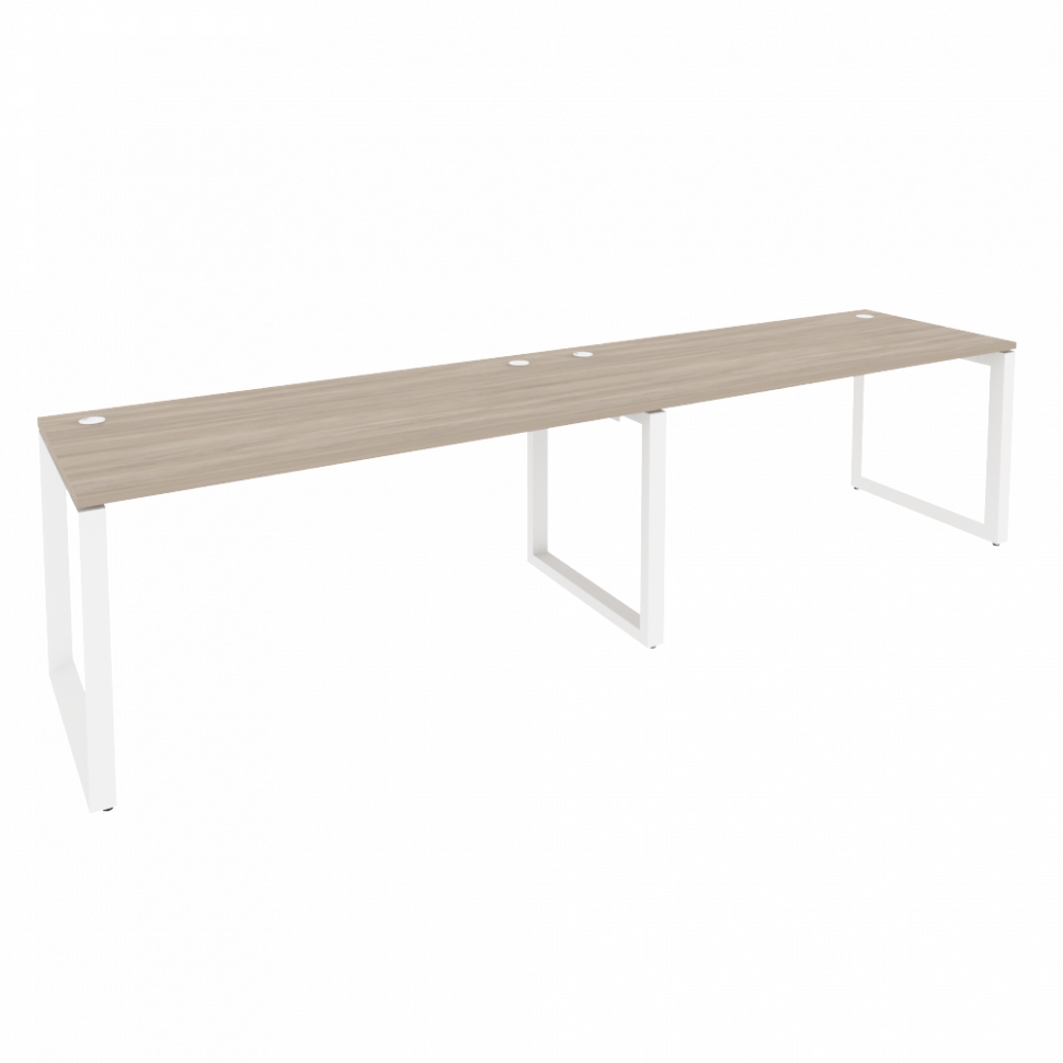 Onix Рабочая станция на О-образном м/к O.MO-RS-2.4.7 Дуб Аттик/Металл Белый 3160*720*750 Onix Рабочая станция на О-образном м/к O.MO-RS-2.4.7 Дуб Аттик/Металл Белый 3160*720*750