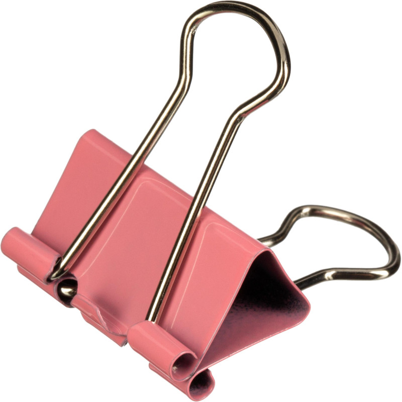 Зажимы для бумаг цветные 25мм 12шт/уп Attache, в картонной коробке