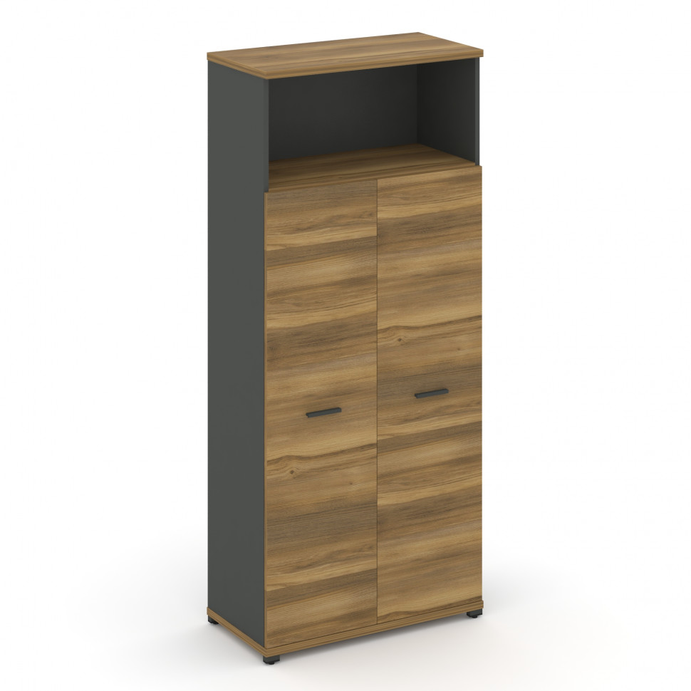 Concept Шкаф 1 широкая секция, 5 ниш CN.STS-516 A Сандал Янтарный/Антрацит/Металл Антрацит 836*420*1