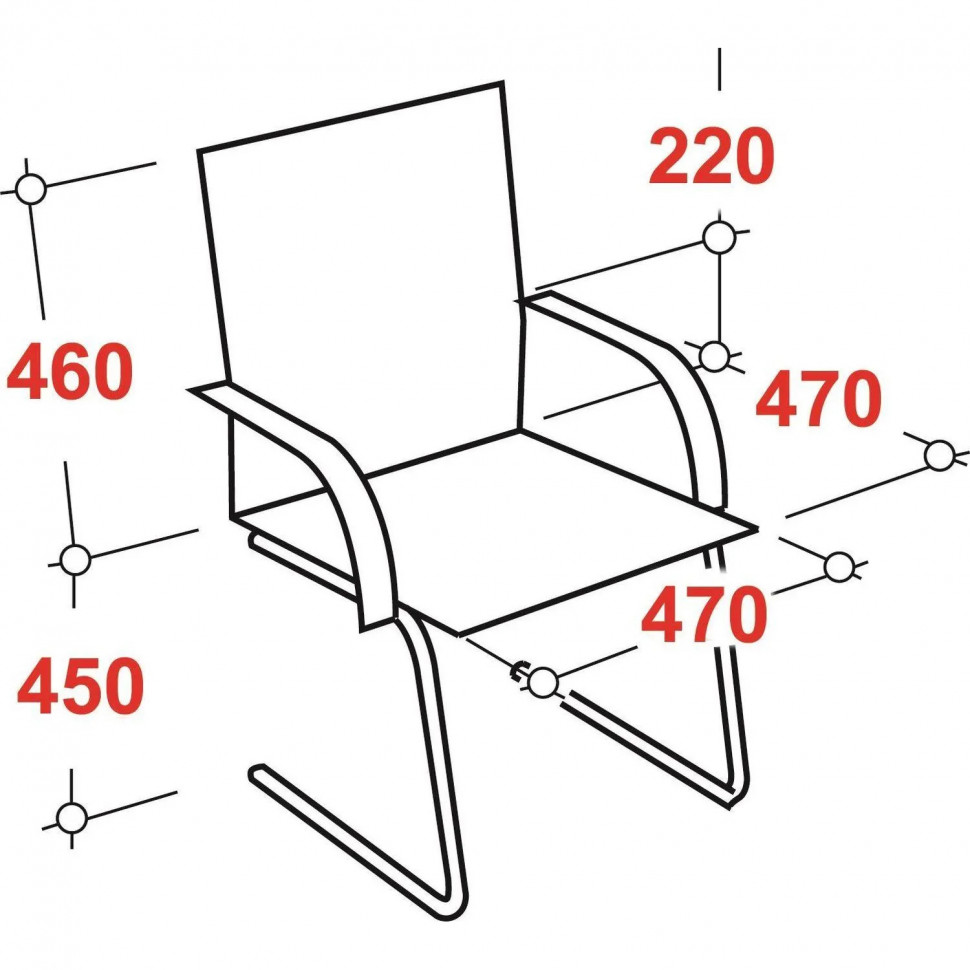 Конференц-кресло 0MX_EV_Everprof Leo CF экокожа бежевый