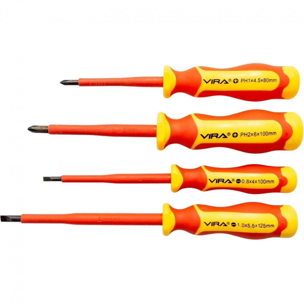 Набор инструмента для работы с электрикой VDE 10 шт. VIRA RAGE 397033