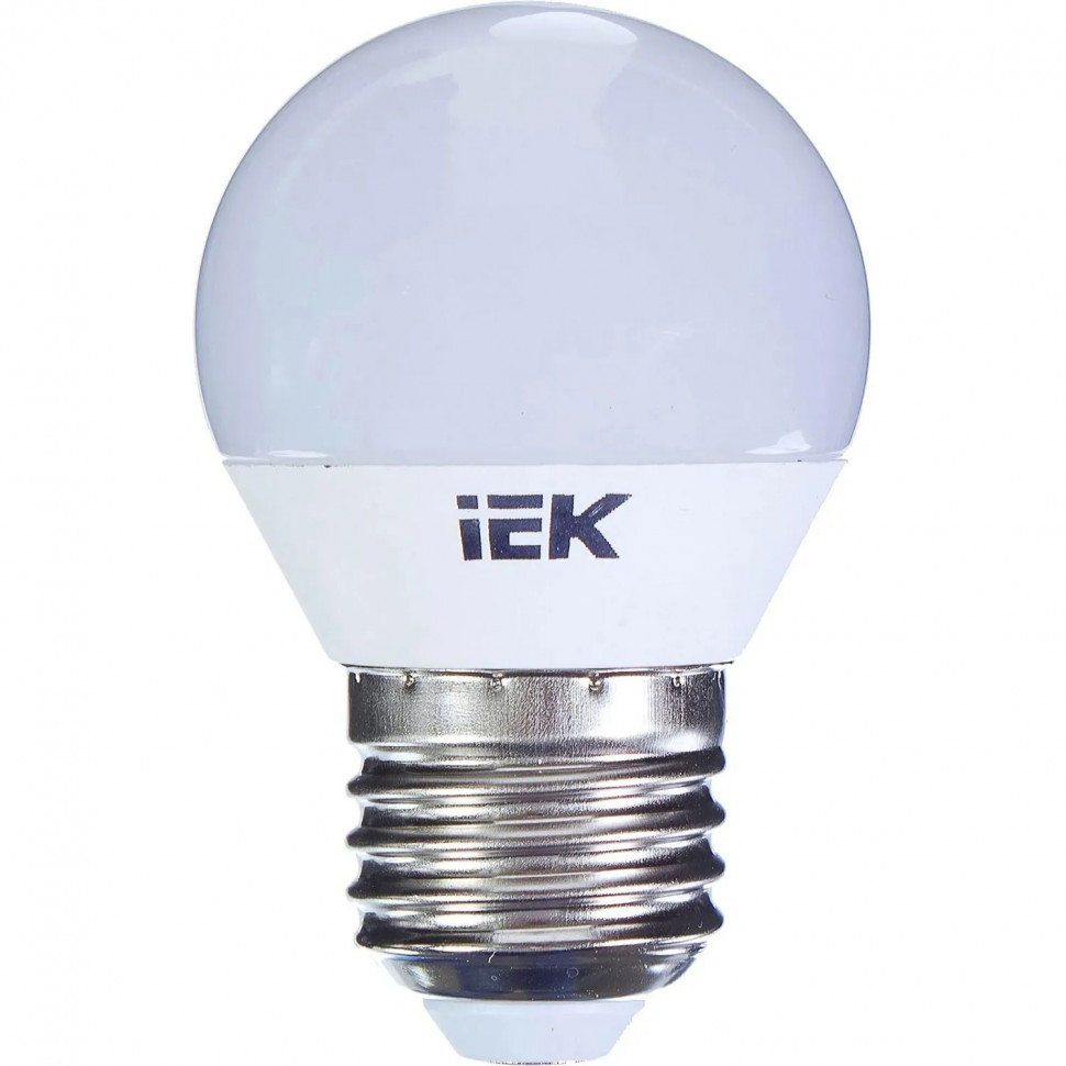 Лампа светодиодная IEK ECO G45 LLE-G45-5-230-30-E27 5Вт 3000К E27