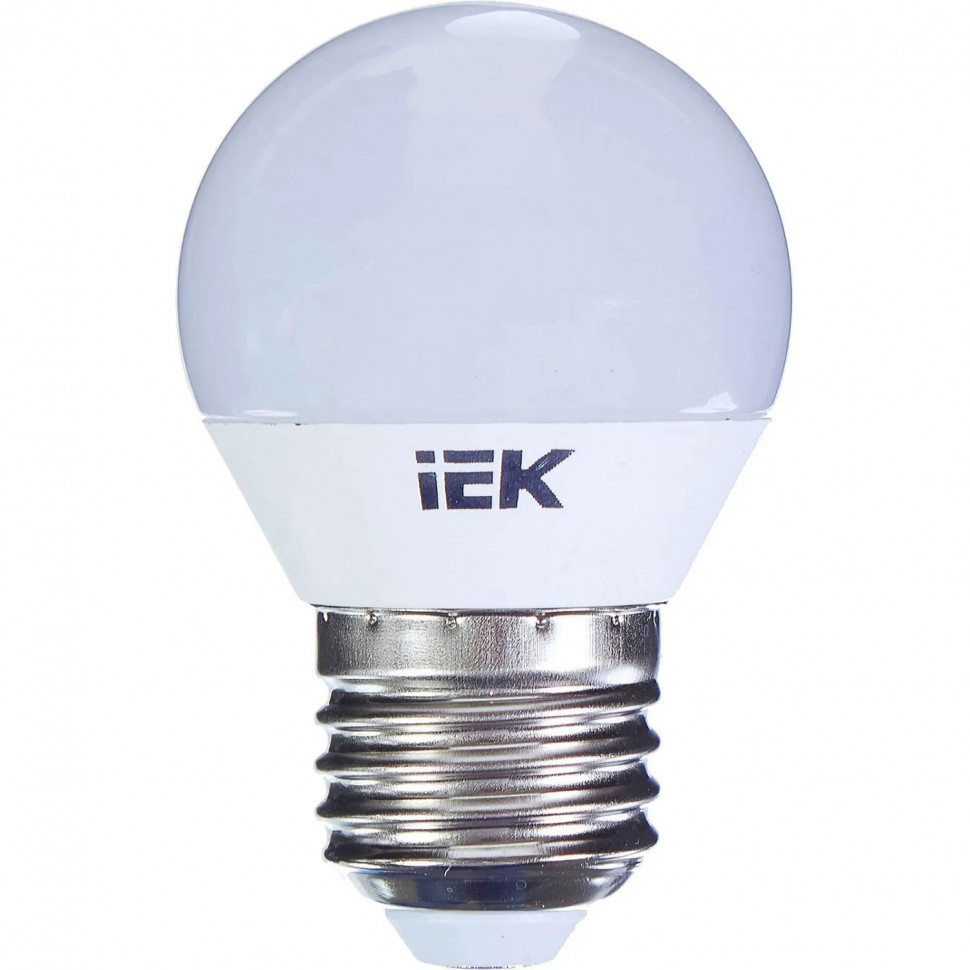 Лампа светодиодная IEK ECO G45 LLE-G45-5-230-30-E27 5Вт 3000К E27