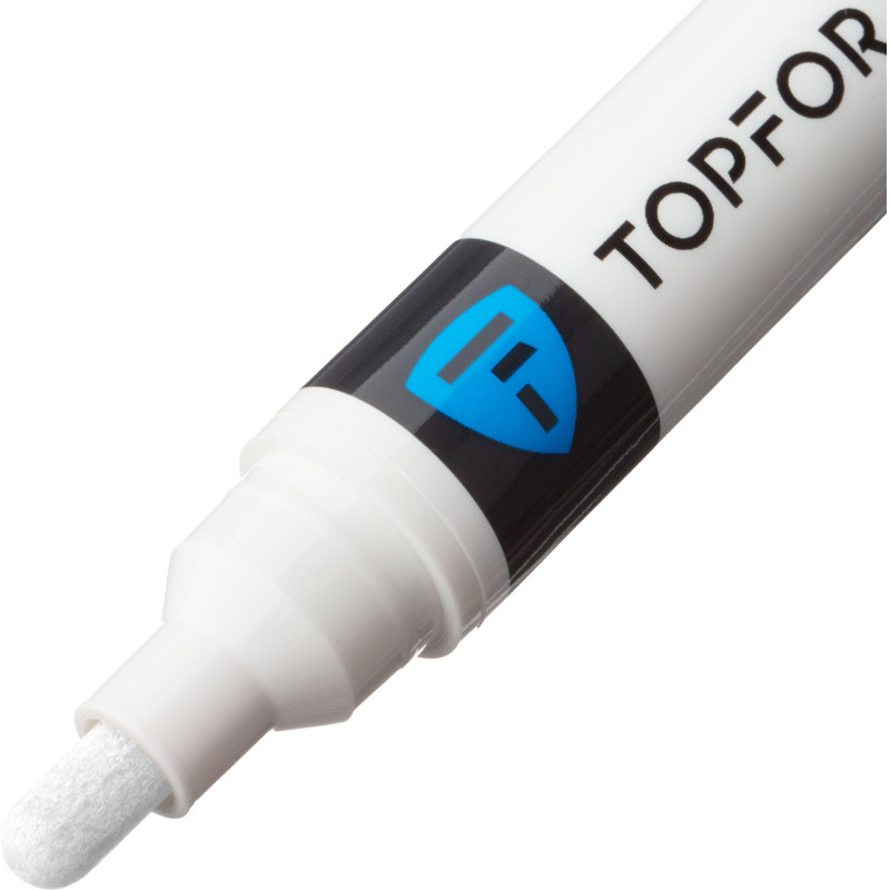 Маркер лаковый TOPFORT Industrial 6 мм белый