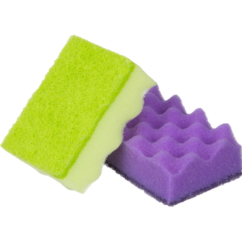 Губки для мытья посуды Master FRESH XL STRONG effect 95х65х35мм 5шт/уп
