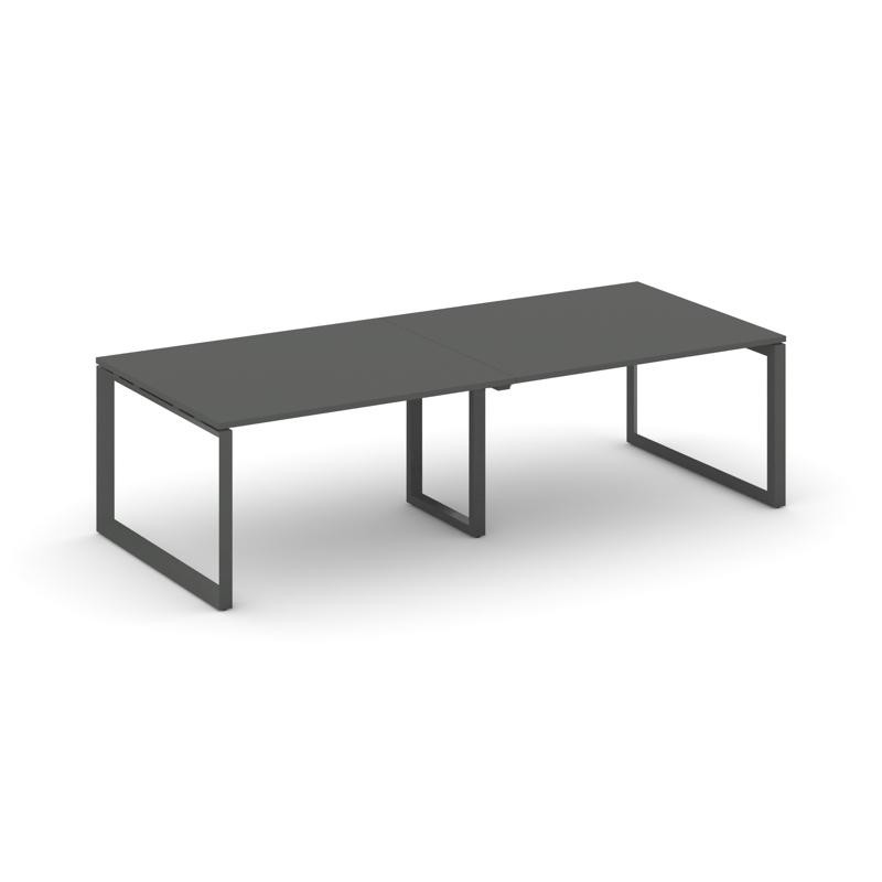 Style Project Стол переговорный SN-59O.SPRG-044.3 Антрацит/Металл Антрацит 3160*1180*750