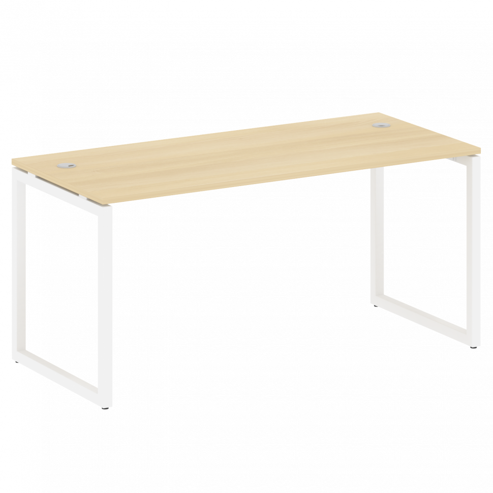 Metal System Quattro Стол письменный на О-образном м/к 40БО.СП-4 Акация Лорка/Металл Белый 1600*720* Metal System Quattro Стол письменный на О-образном м/к 40БО.СП-4 Акация Лорка/Металл Белый 1600*720*