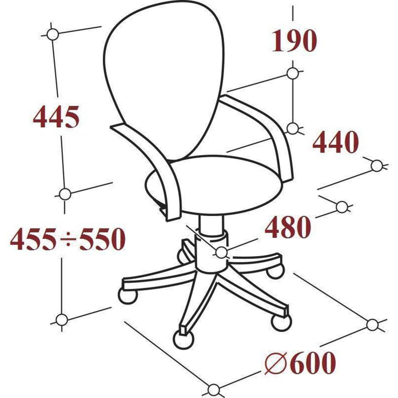 Кресло 0MX_VB_Бюрократ CH-695N ткань черн TW-11/сетка черн TW-01 пластик