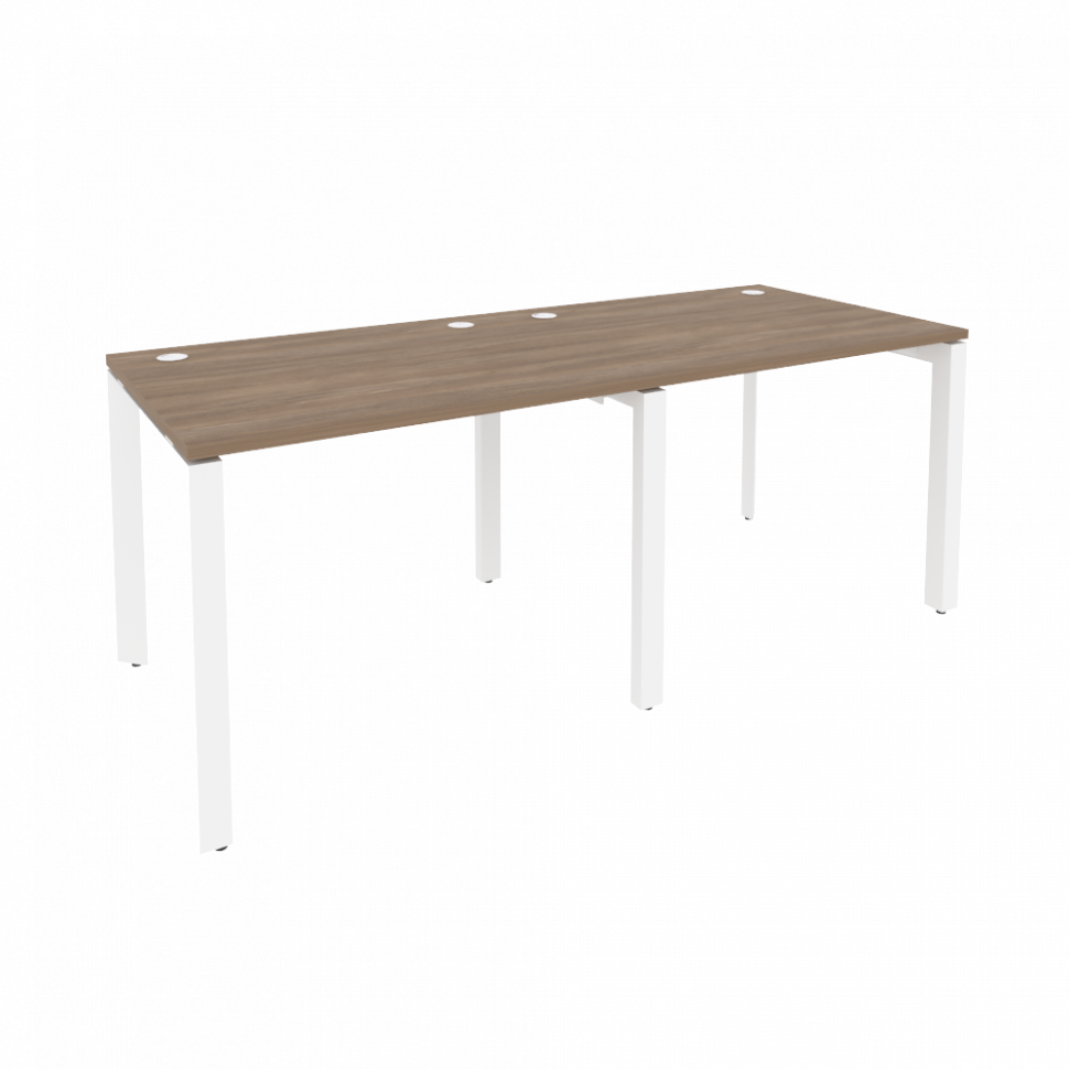 Onix Рабочая станция на П-образном м/к O.MP-RS-2.1.8 Дуб Аризона/Металл Белый 1960*800*750