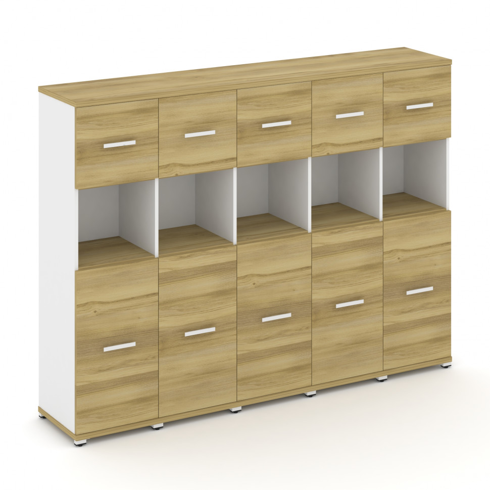 Concept Шкаф 5 узких секций, 4 ниши CN.STU-455 W Дуб Винченцо/Белый Бриллиант/Металл Белый 2084*420* Concept Шкаф 5 узких секций, 4 ниши CN.STU-455 W Дуб Винченцо/Белый Бриллиант/Металл Белый 2084*420*