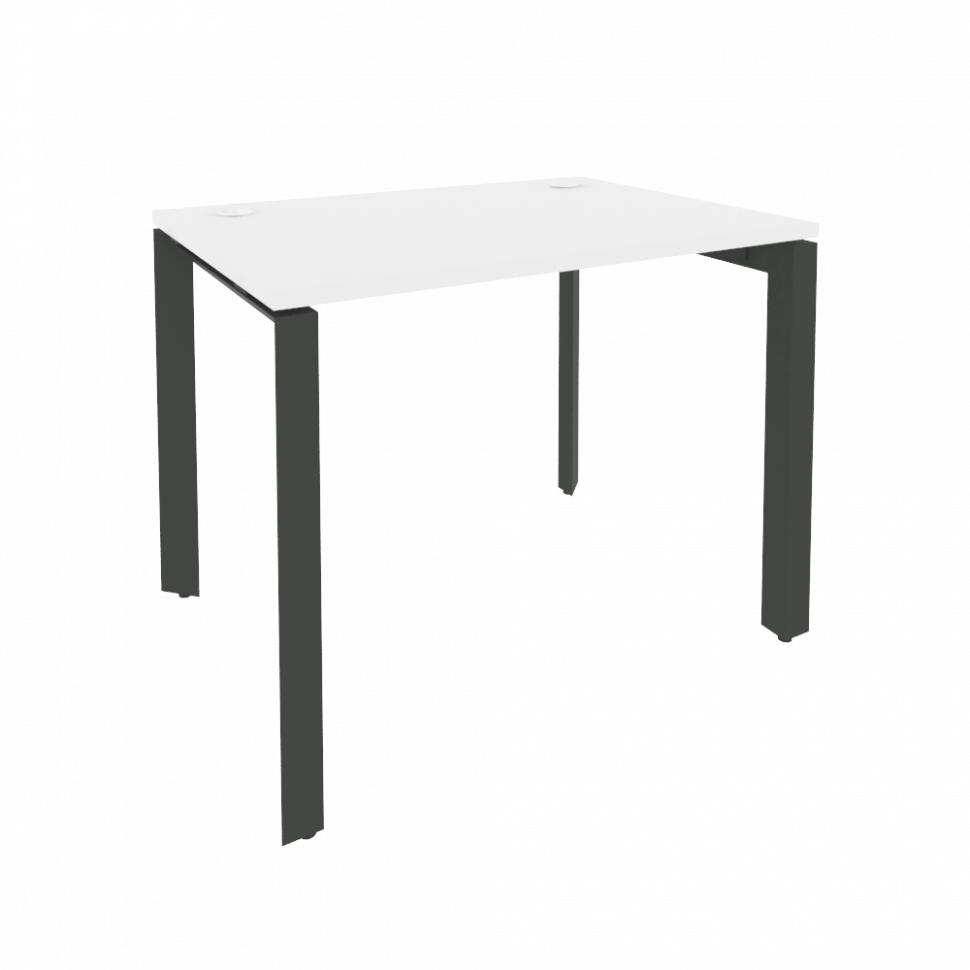 Onix Стол рабочий на П-образном м/к O.MP-SP-1.7 Белый Бриллиант/Металл Антрацит 980*720*750