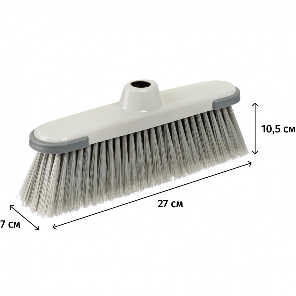 Щетка насадка Luscan Prof 270х105мм, мягкая щетина с распушенными концами