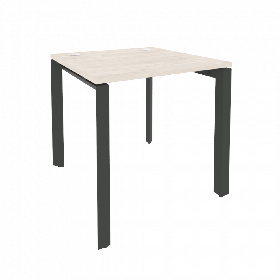 Onix Стол рабочий на П-образном м/к O.MP-SP-0.8 Денвер Светлый/Металл Антрацит 780*800*750 Onix Стол рабочий на П-образном м/к O.MP-SP-0.8 Денвер Светлый/Металл Антрацит 780*800*750